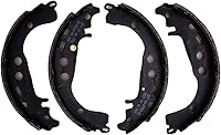 Dynamic Friction Rear Premium Drum Brake Shoes 1901-0753-00 for Toyota Prius, Corolla, Celica, Scion xA/xB - Exact OEM Fit, Low Dust