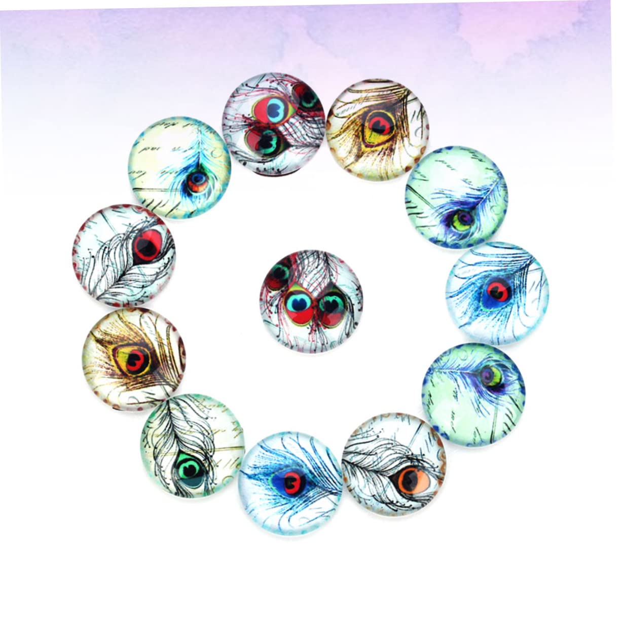 SEWACC 3piezas Parches Flores Accesorios Para Joyería Para Diseño De Aretes y Manualidades Patrón y Atractivo Para Decoraciones Variadas
