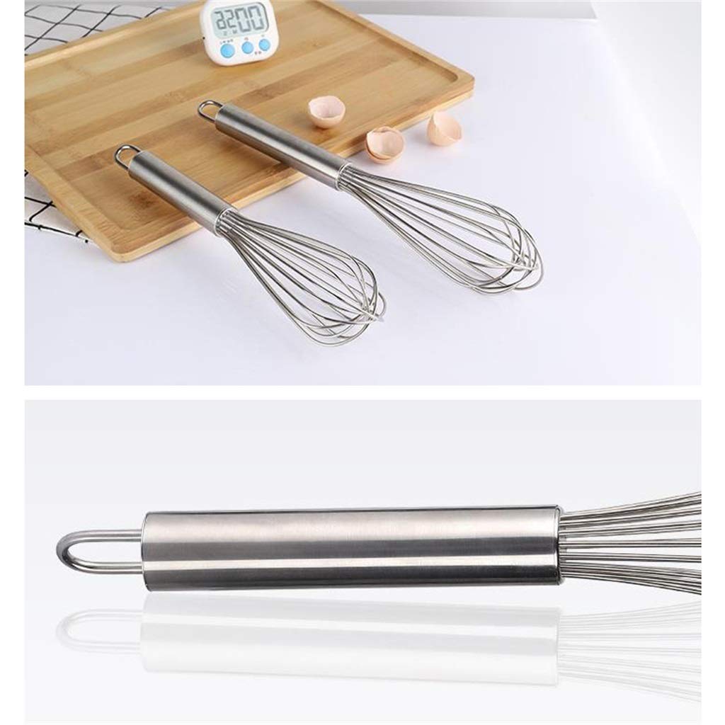ZHANGXIAO Varillas De Batir, Acero Inoxidable Manual Bombeo De Huevos Remover Huevo Crema Casa Horneando (tamaño : 58cm)