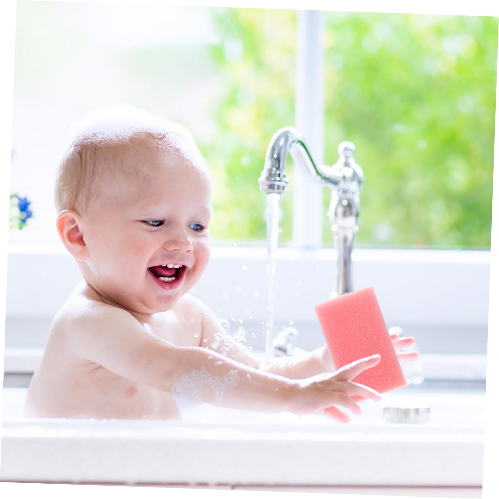 PACKOVE 20piezas Esponjas Para Bebés De Cepillos Para Cuidado Del Cabelludo Accesorios De Limpieza Baño y Masaje Táctil Para Recién Nacidos y