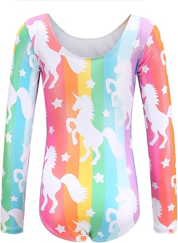Miniatura 2 de MISCO Gymnastics Leotards for Girls, Dancing Athletic Leotards for 2-13 Years, 11-12Y(160CM)