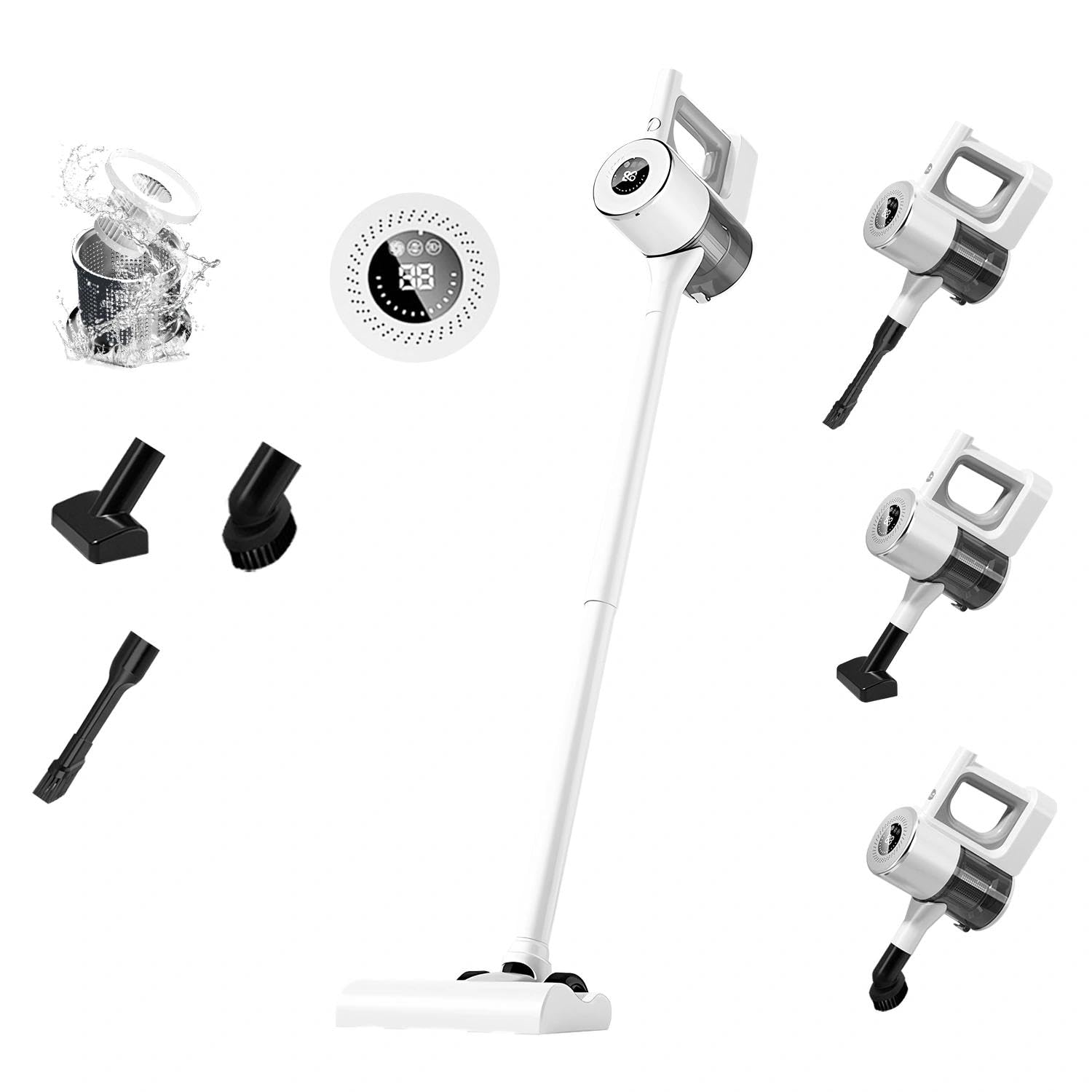 Amazon | 掃除機 コードレス 65,000 Pa超強力吸引力【2025業界初です