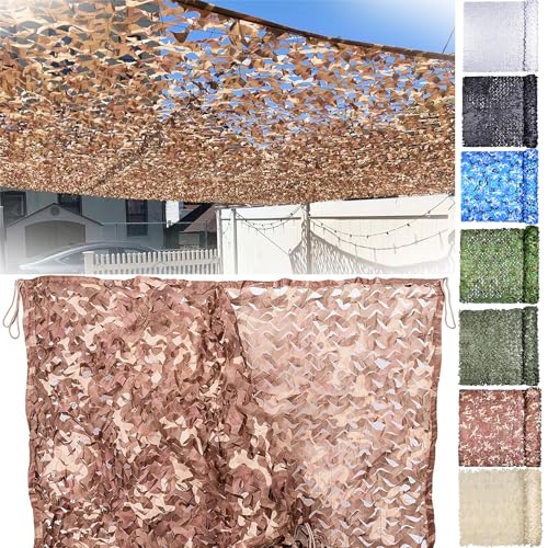 GYUEZX Malla de Camuflaje Sombra, Ligera Caza Militar Red de Camuflaje, Camouflaje Net Toldos para Acampar, Fotografía, Parasol Decoración Valla Fiesta, Camping