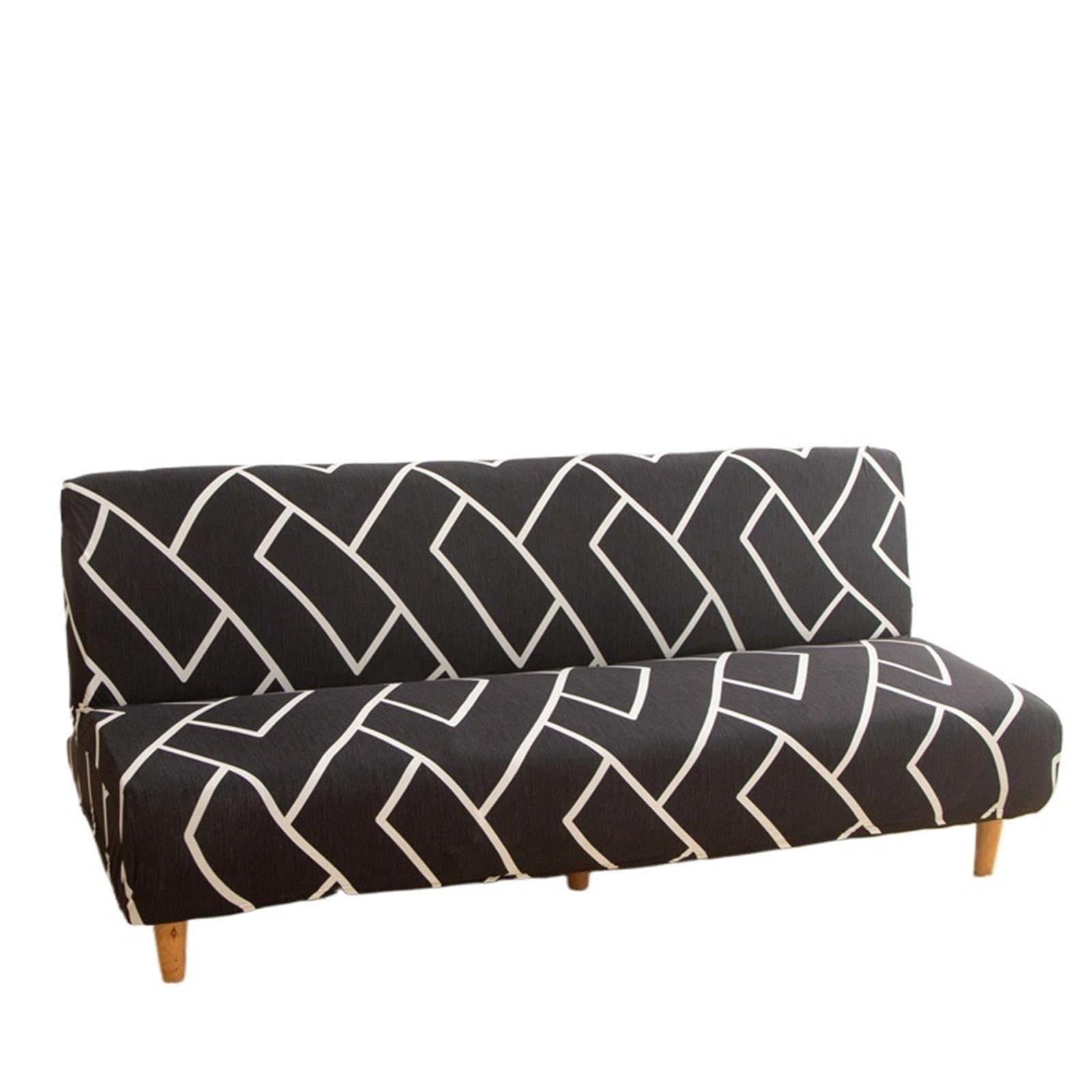 Housse de canapé-lit extensible pour protéger un futon taché
