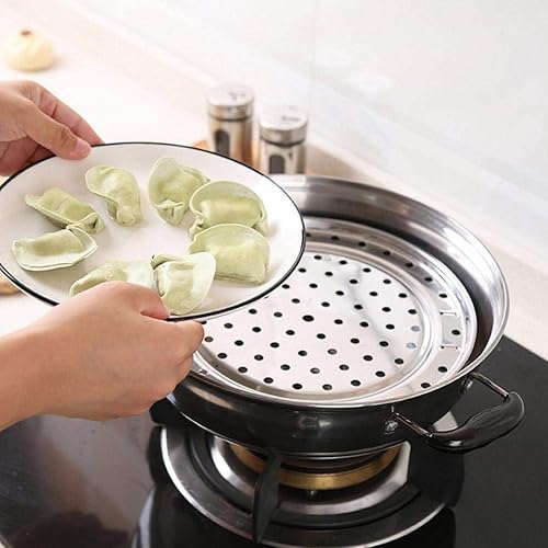 Miniatura 5 de Cesta de vapor, cesta de vapor de acero inoxidable para cocinar al vapor, estante en V, accesorios de cocina (L 10.2 in)