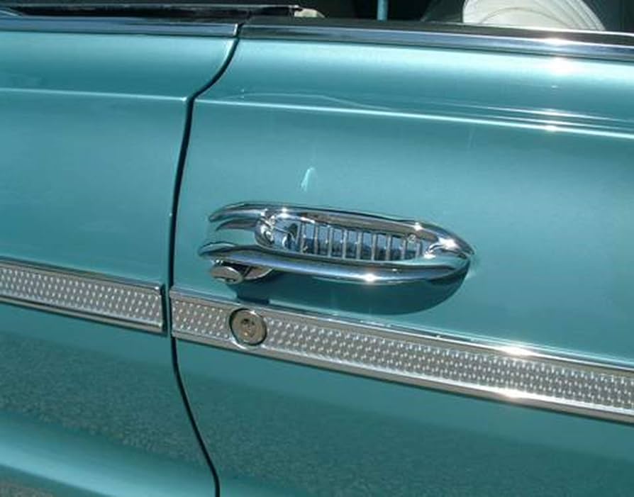 1964 インパラ　ドア　ネイルガード Octane Lighting Door Handle Nail Guards Knuckle Shields Trim