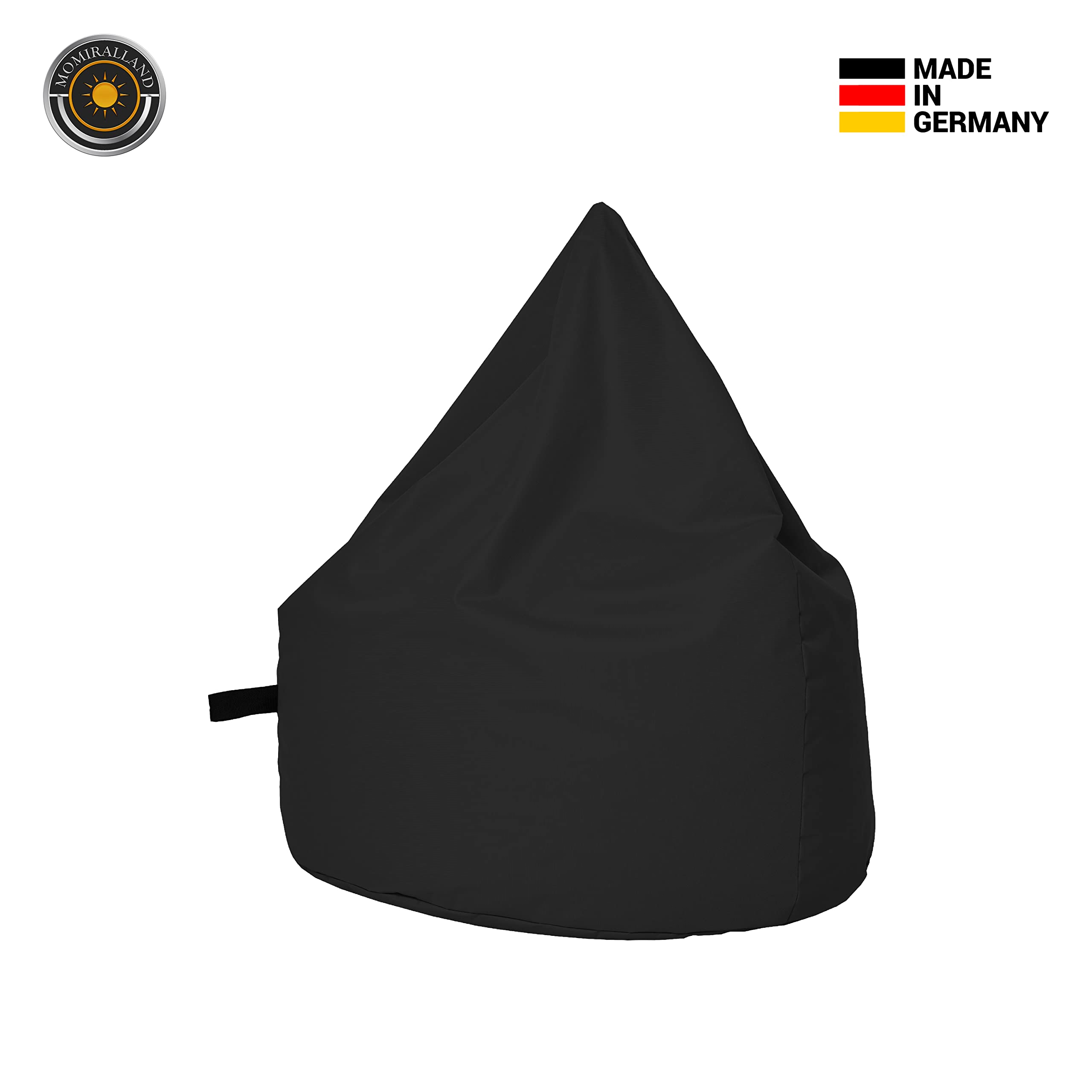 Sitzsack Tropfenform Kastanie - für Kinder & Erwachsene – Indoor wie Outdoor da er Wasserfest ist– füllung EPS Perlen. (Türkis, XL - Durchmesser 77 cm für Kinder)