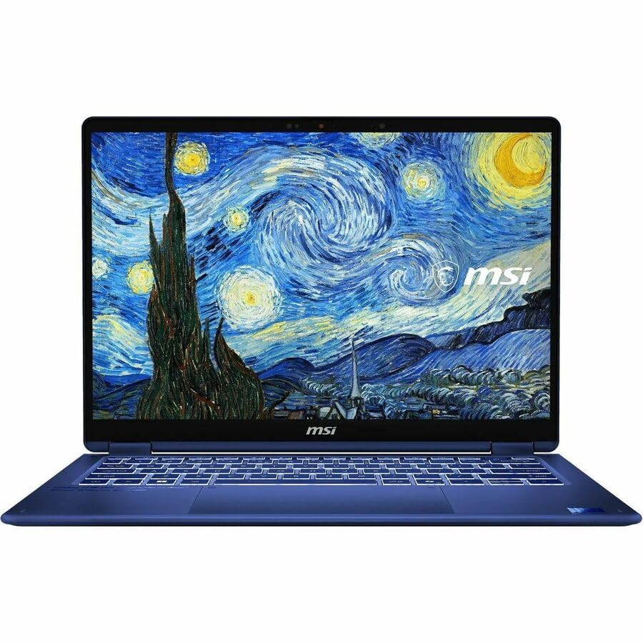 Image of MSI Prestige 14 Flip AI+ Prestige 14 Flip AI+ Starry Night Rhone-289US 14 inch Touchscreen Convertible Copilot+ PC 2 in 1 Notebook - Full HD Plus - Intel Core Ultra X9 Series 3 378H