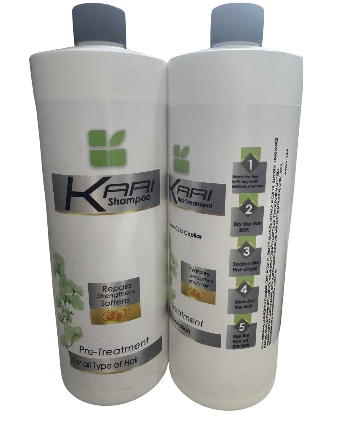 Amazon.com : Kari Stem Cells Hair Surgery 16oz + Shampoo Hair