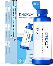 KNOXZY Antistatisches Spacer-Gerät – Inhalierhilfe Spacer zur Anwendung mit Dosieraerosolen (MDI), Spacer Inhalation für Kinder und Erwachsene, BPA- und Latexfrei