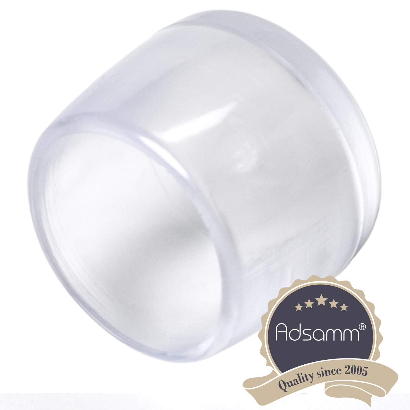 Adsamm LG-TR-16-100 LG-TR-16 100 x Chair Leg Caps Transparent Diameter 16 mm — view 3