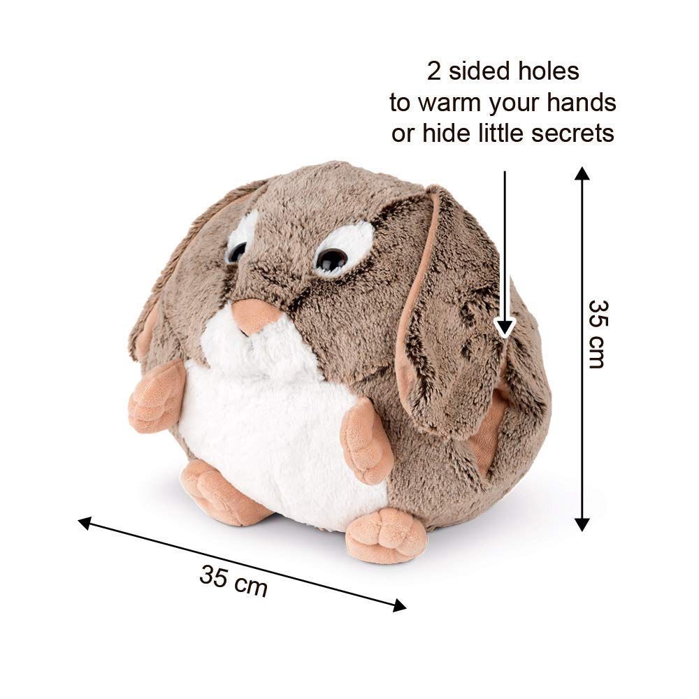 Peluche Husky Géante Noxxiez – Coussin Douillet Et Chauffe-pieds – Neuf