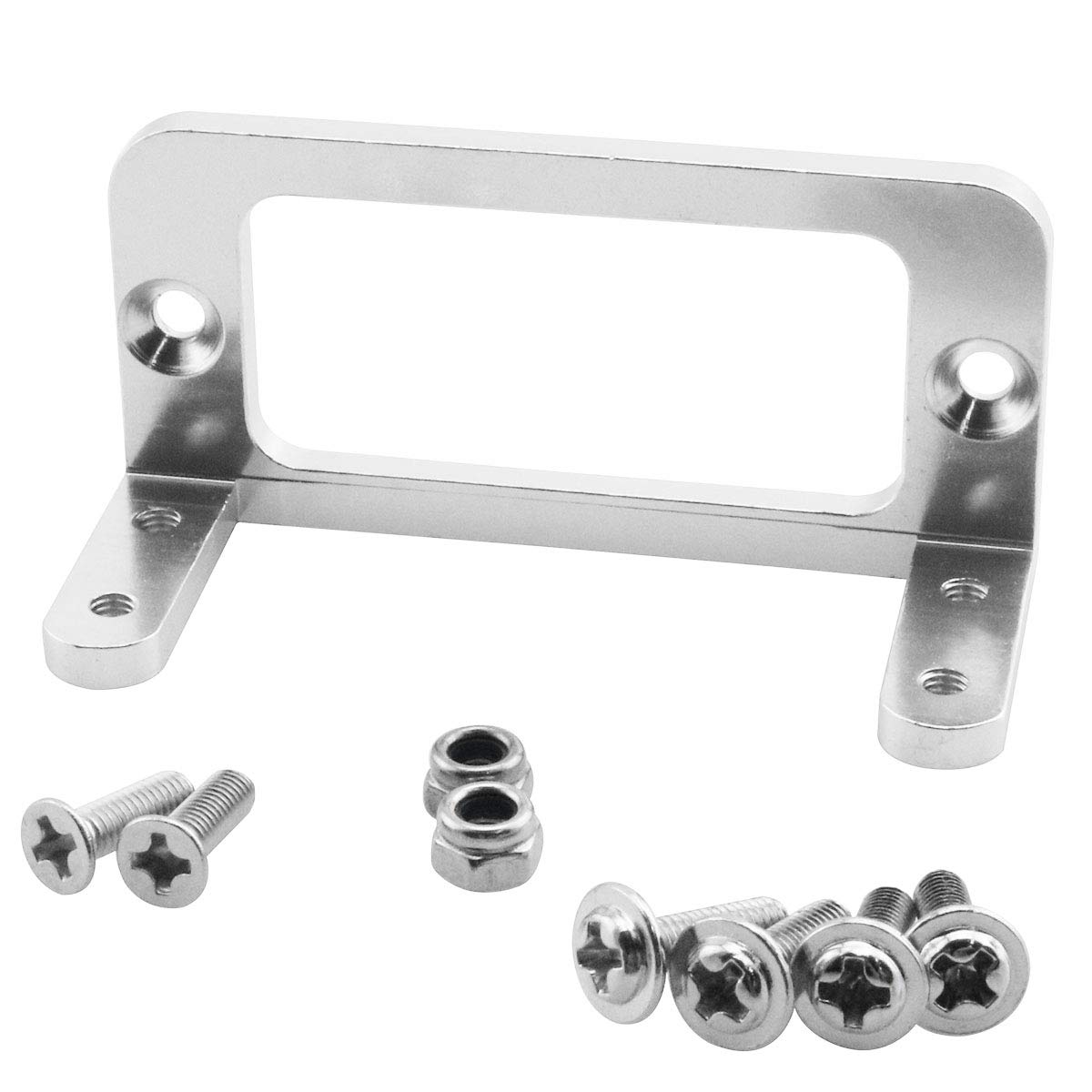 TAODAN 1 Set Aluminum Alloy Aircraft Model Ship Model Use Aluminum Alloy Standard S3003 Rudder Frame MG995 and Other Servo Support Bracket Servo Seat