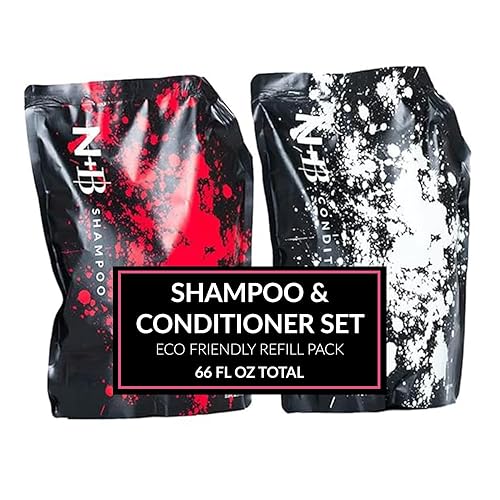 Nicole + Brizee Colección N+B Core  Sin parabenos  Para todo tipo de cabello y texturas  Fortalece e hidrata  Fabricado en los Estados Unidos