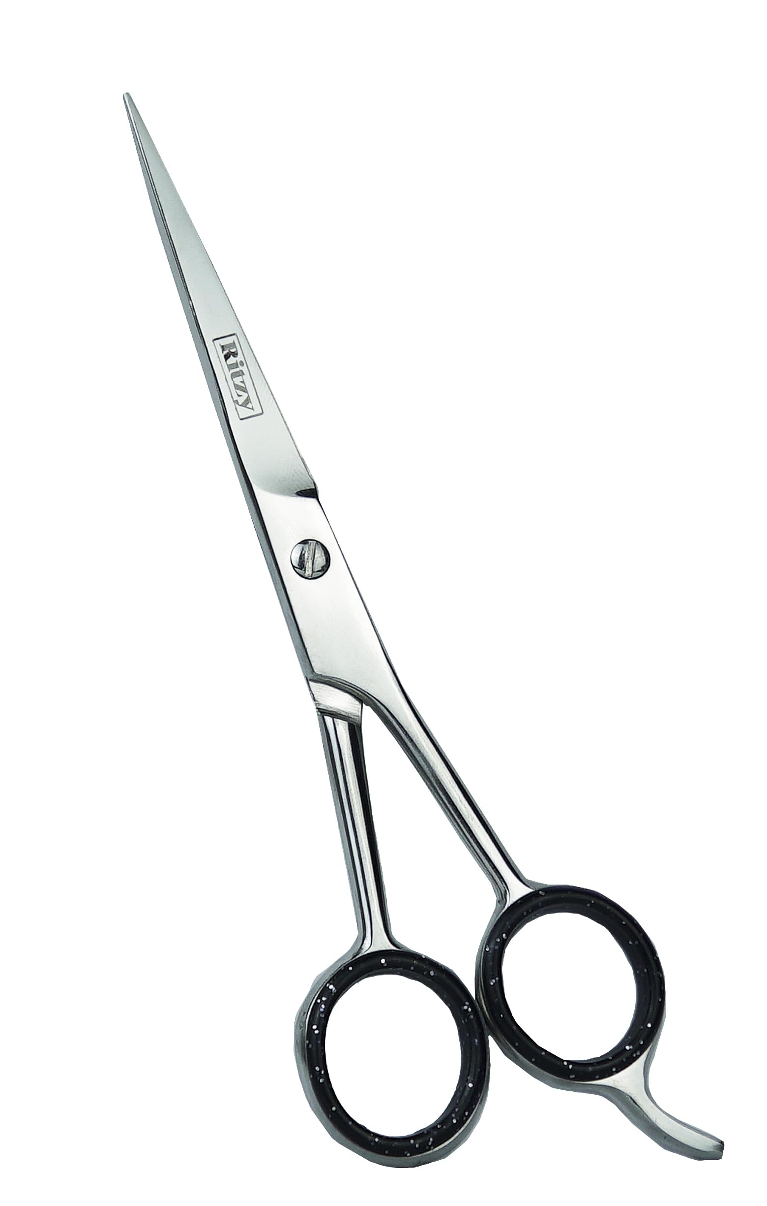 Professional Hair Cutting Scissor - 6.5 Inch Stainless Steel Hair Scissor - Smooth and Sharp Barber Scissors for Men and Women - Premium Hair Cutting Scissor for Salon and Home (Silver)
