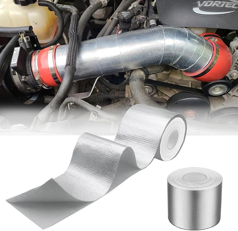 Fita térmica refletiva autoadesiva para proteção contra calor DEGEOBERLIN – 2 rolos de 5 cm x 10 m
