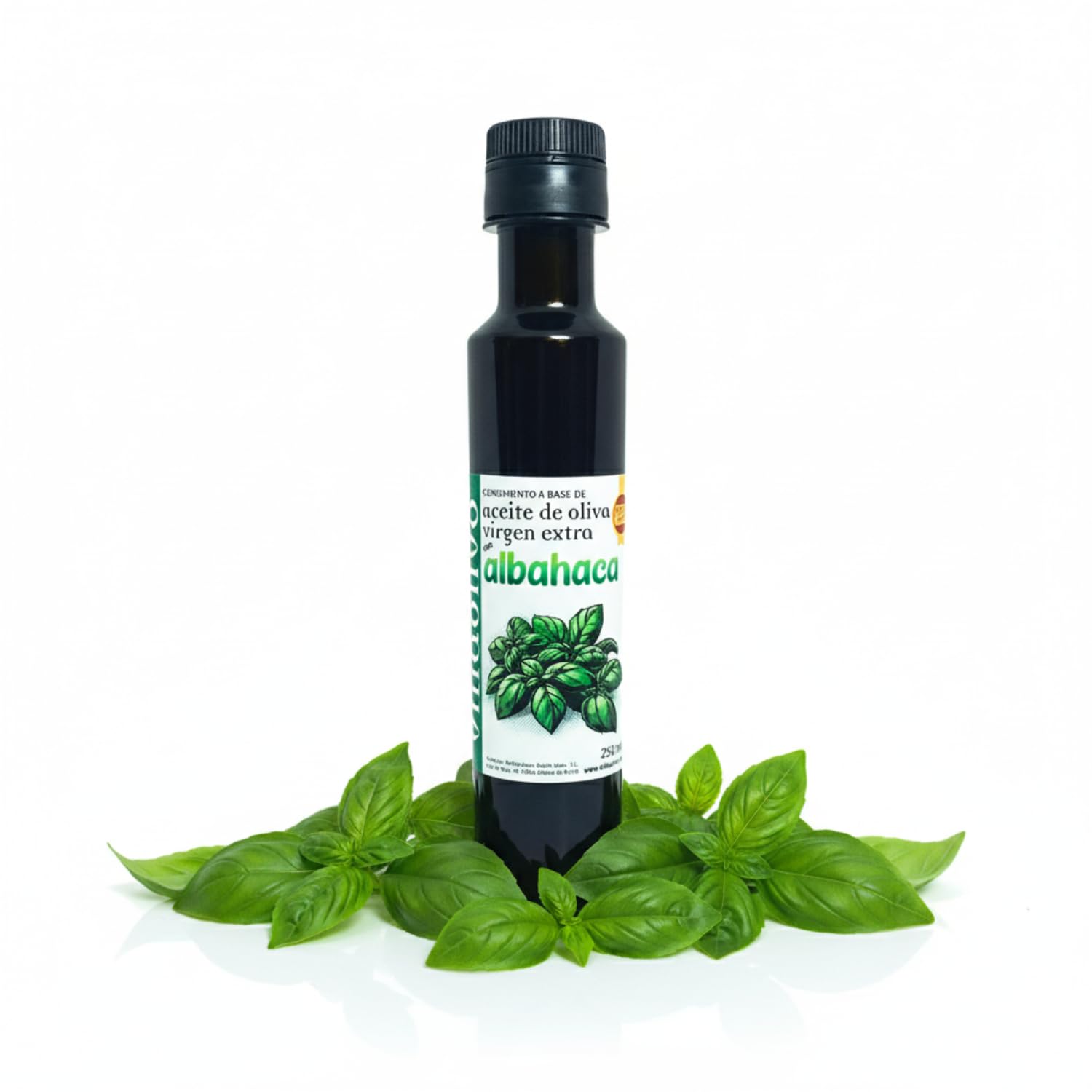 Villaolivo - Condimento A Base De Aceite De Oliva Virgen Extra Con Albahaca 250ml (15)