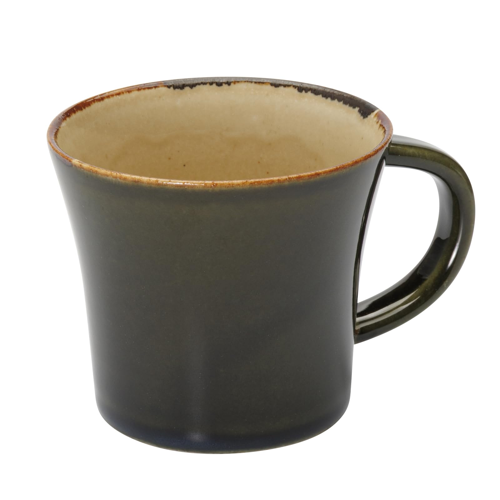 Nagomi Oribe Green Mug 8.5oz Mino Ware Ceramic Coffee Cup Made in Japan