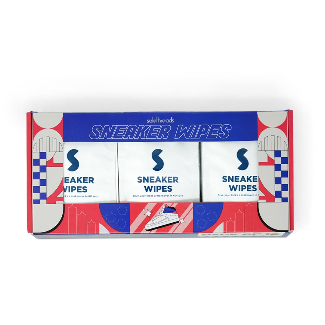 SOLETHREADS Sneaker & Shoe Cleaner Wipes Quickly Remove Dirt & Stains for footwear,(Pack of 4) (B0CHYTYMN2) Amazon Price History, Amazon Price Tracker