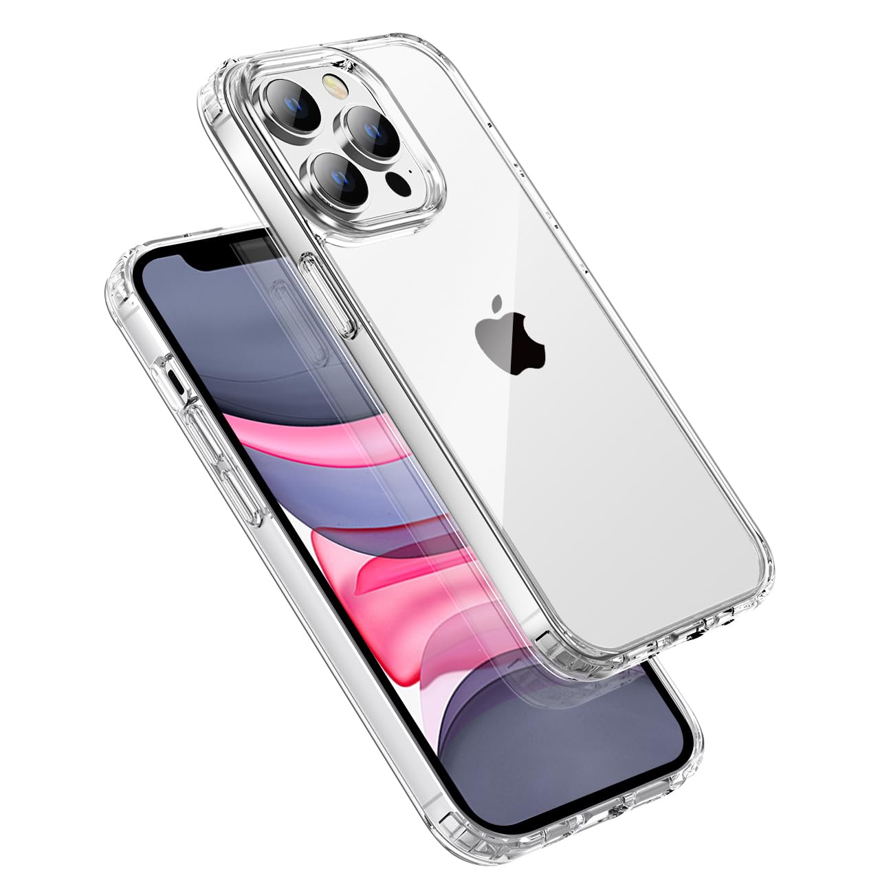 tigratigro Cover per iPhone 11 Pro 5.8 Pollici, Anti Ingiallimento,Custodia con Assorbimento degli Urti e Anti-Graffio,Struttura Protettiva Antiscivolo, Classico Stile Cover Trasparente