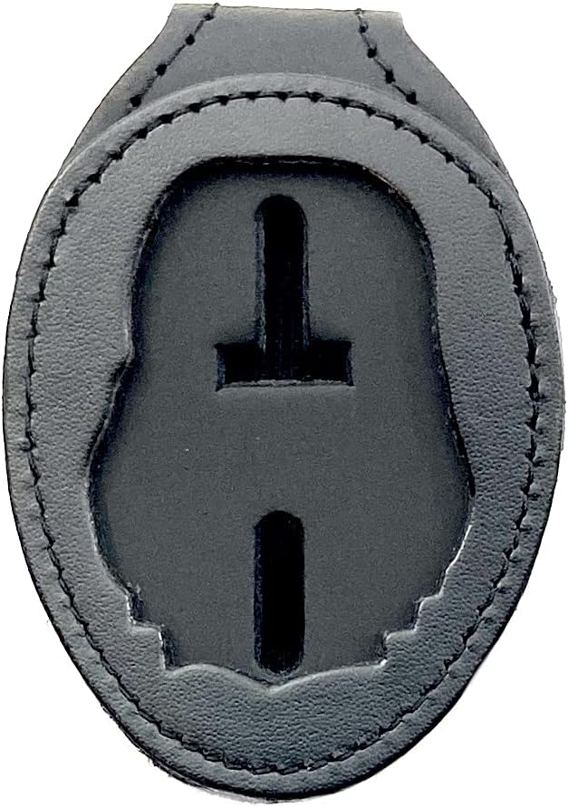 Perfect Fit Shield Wallets Georgia State Corrections GSC Clip On Badge Holder with Neck Chain (Cut-Out # PF 233)