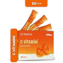 Erbatab C Vitamini 1000 mg 50 Stick Sa e | Ascorbic Asit  eren Takviye Edici G da