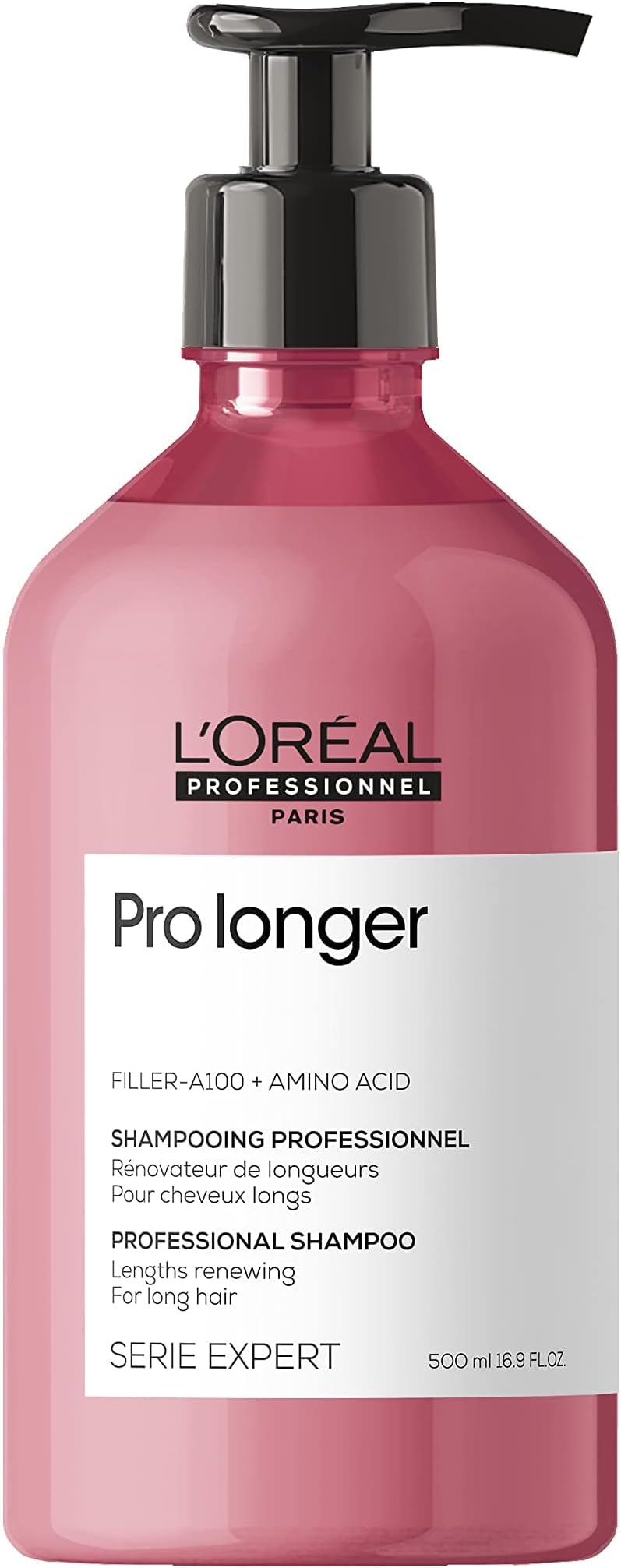 Pro Longer Thickening Shampoo - Reduces Breakage & Appearance of Split Ends For Thin & Fine Hair Types, Adds Volume & Shine