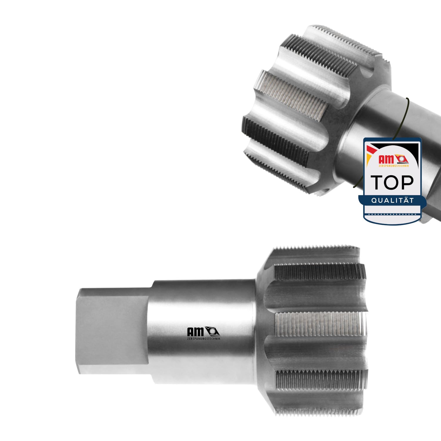 AM-Zerspanungstechnik Gewindebohrer G2 1/2 | Gewindeschneider Zoll | HSS Rohrgewindeschneider | Whitworth Rohrgewinde G | Einschnitt Gewindebohrer Zoll Gewinde - G (BSP) 2 1/2