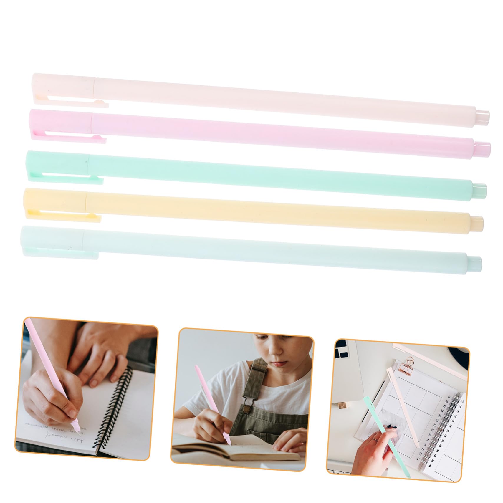 Lot De 80 Stylos Couleur Bonbon Pour Étudiants Stylos À Encre Gel Fournitures Scolaires Adorables En Couleur Aléatoire