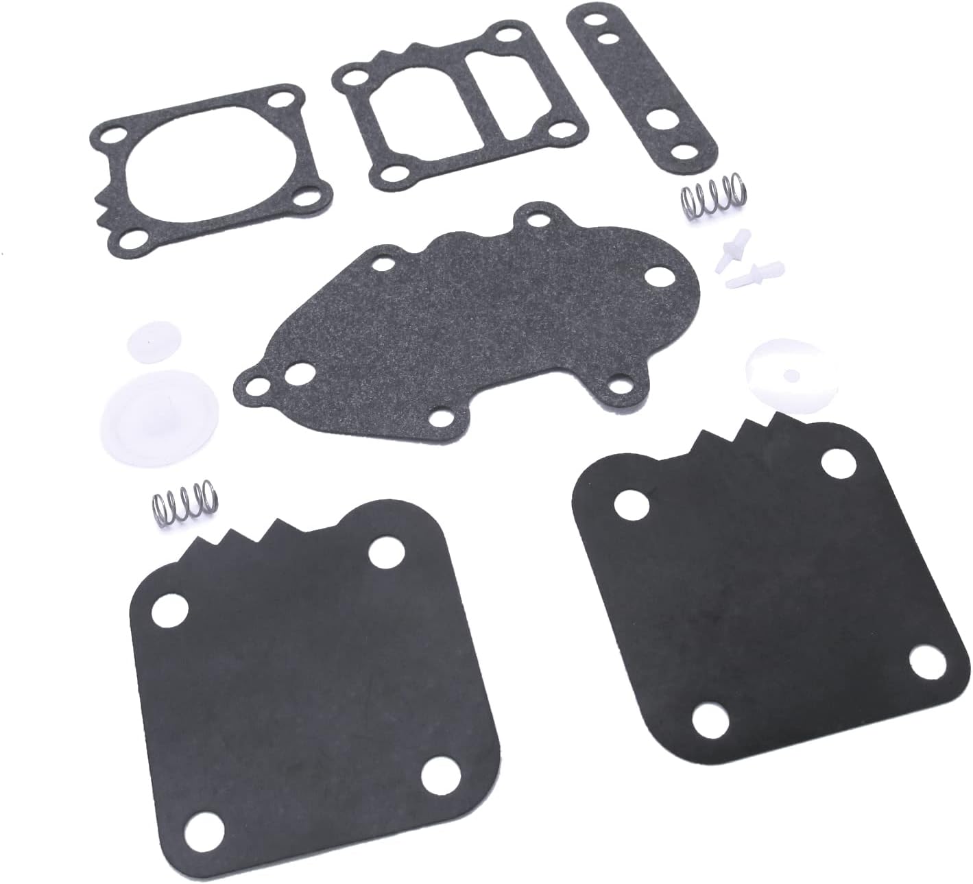 SouthMarine Boat Engine 21-42990A7 42990A8 42990A9 42990A10 857005A1 Fuel Pump Diaphragm Kit for Mercury Quicksilver 35 40 45 50 55 60 65 75 80 90 100 115 135 150 175 200 275 HP, fit Sierra 18-7817