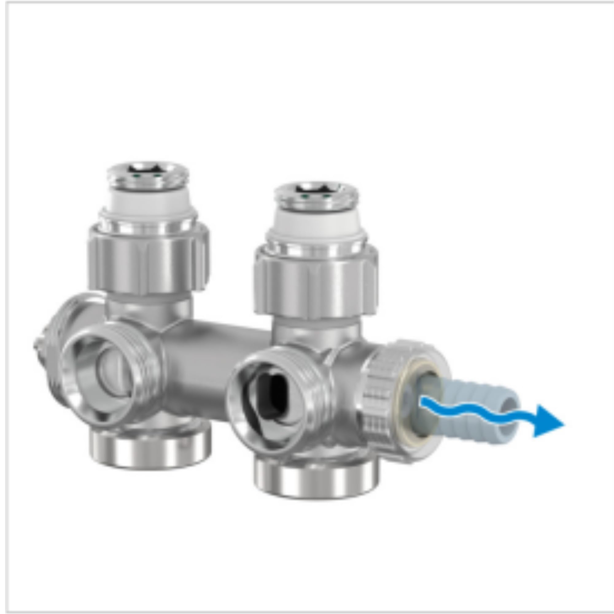 Simplex F12161 Variodesign - Kit para radiador de toallas y radiador (cromo)