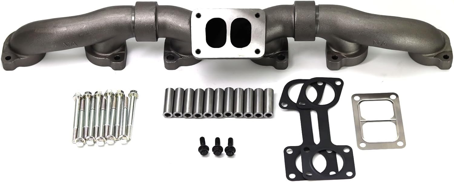 New Complete Exhaust Manifold with Mounting Kit for 12.7L Detroit Diesel Series 60 Engine 23512897