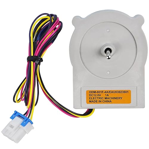 EAU63923601 ODM-001F-4A Motor de ventilador de condensador de refrigerador Motor de doble puerta DC compatible con refrigerador LG Haier, reemplaza