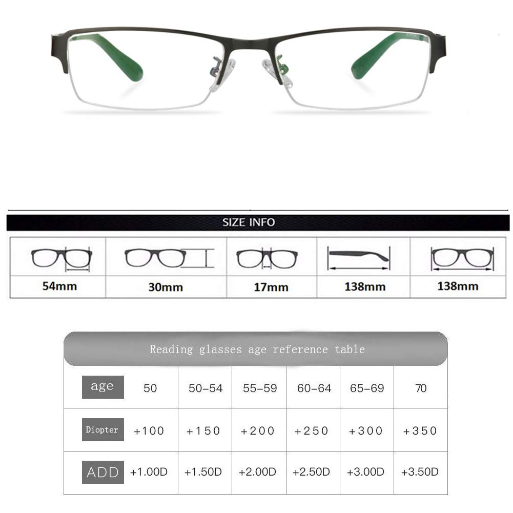 New Herren Smart Lesebrillen photochrome Outdoor-Sonnenbrillen, hochauflösende asphärische Harzlinse UV Schutzvergrößerung +0.25 bis +3.0,Blau,+0.75