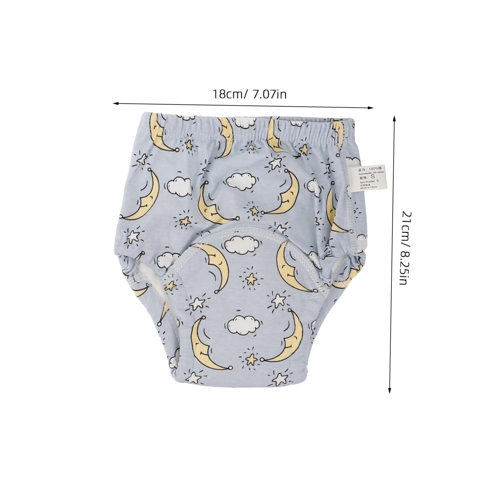 TOYANDONA 1 Juego Pantalones De Entrenamiento Para Niña Reutilizables Lavables De Algodón Transpirable Para Recién Nacidos Diseño Con Banda Elástica Para Sensibles 6 Piezas