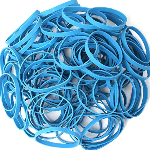 Amuu Rubber Bands Size 64 Blue Rubber Band 110Pack #64 Rubber Band For Office Supply Home Money File Folders Strong Elastic Rubber Bands #TOP4