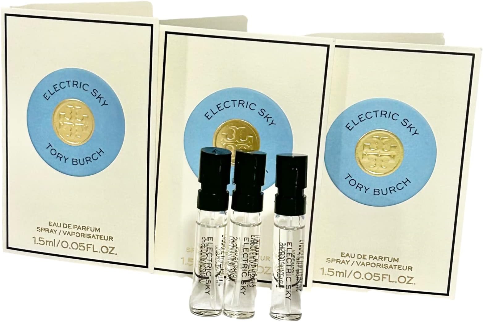 Electric Sky Eau De Parfume Sample Spray Women Perfume 1.5 ml / 0.05 oz (set of 3)