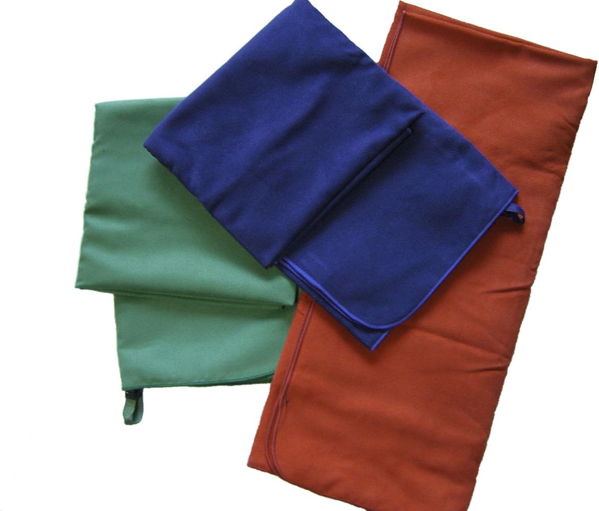 cygnus Multi Function Microfiber Suede Sports Towel 2p for Bath Yoga Hiking Camping