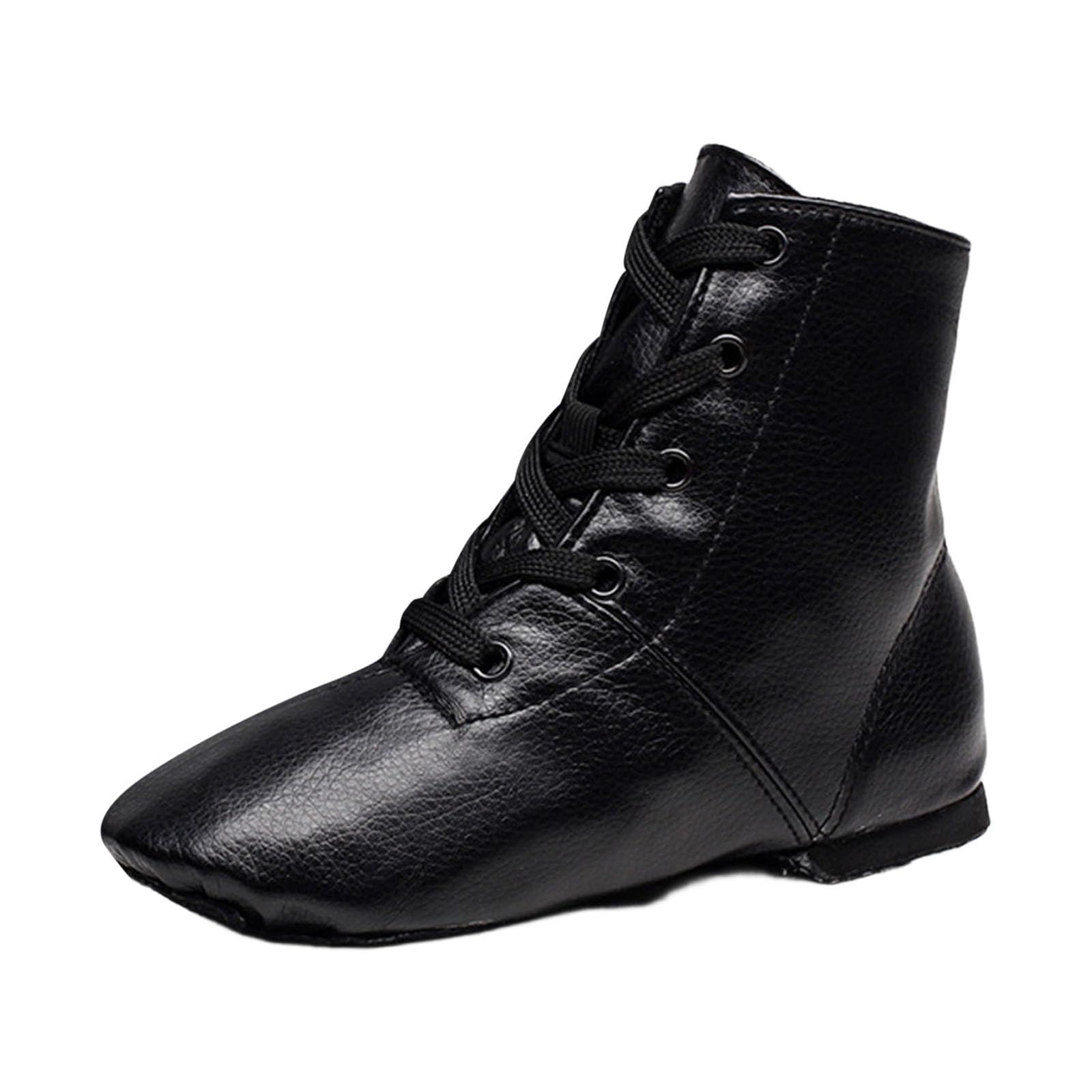 Femmes Hommes Chaussures de Loisirs en Toile Chaussons Jazz Bottes Chaussures de Danse Semelles Souples Chaussures d'exercice Ballet Danse Chaussures Femme Bottines