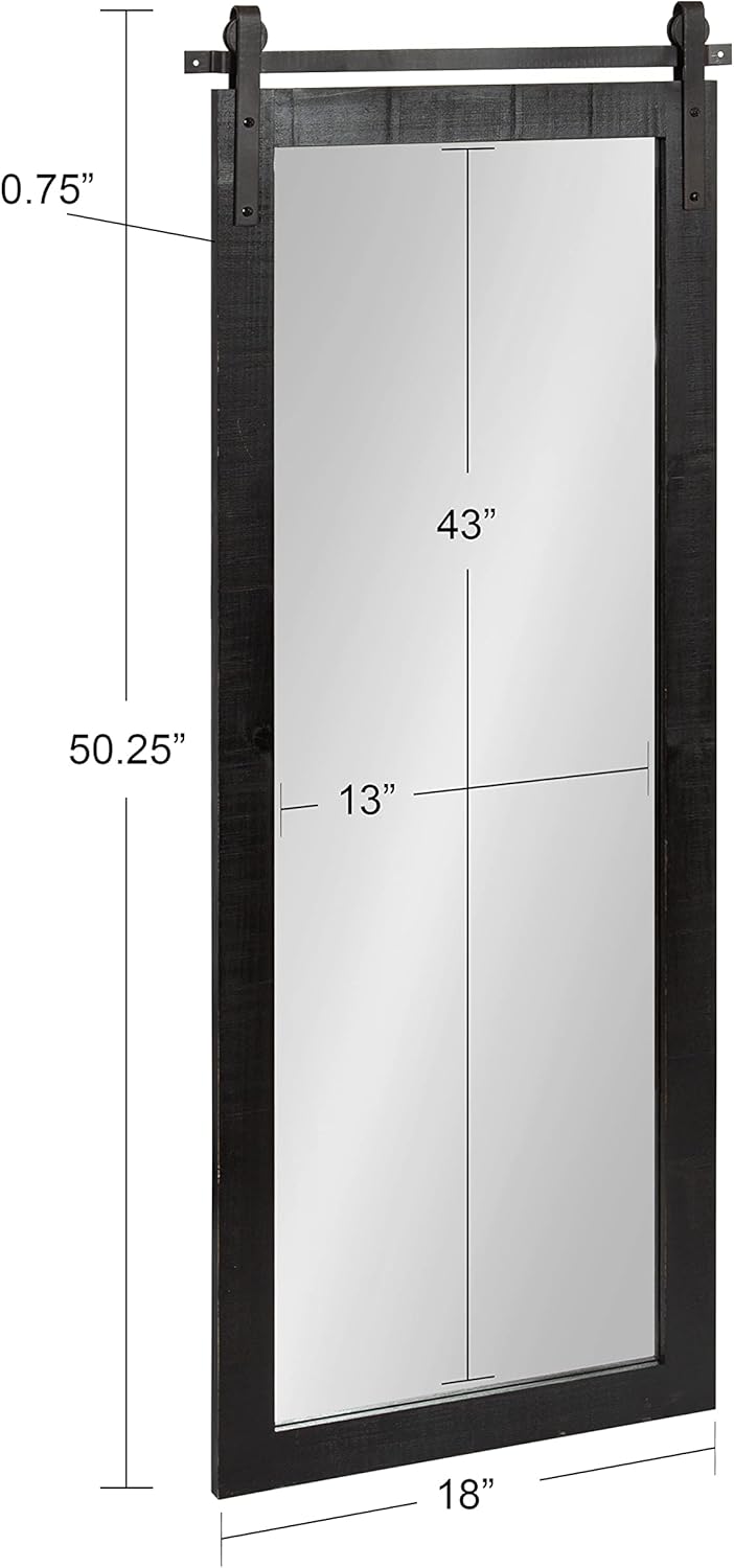 Kate and Laurel Cates Farmhouse Wall Mirror
