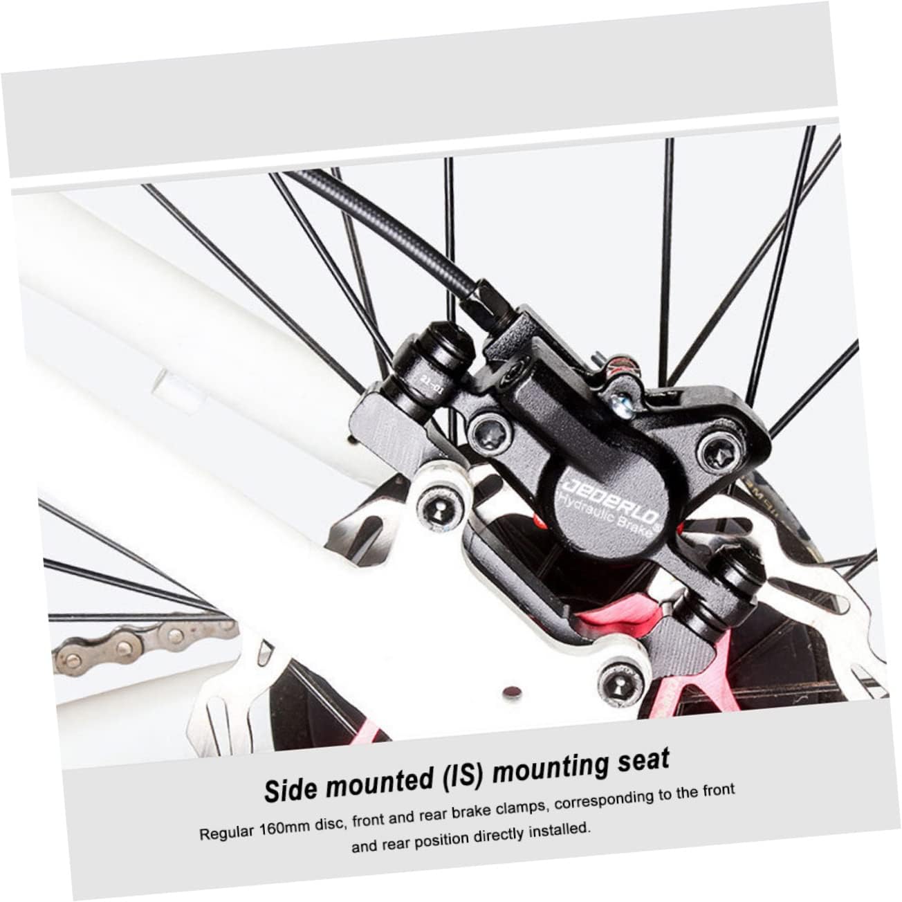 BESPORTBLE Mountain Bike Brake Kit Oil Disc Brake Set with 160mm Disc High Braking Sensitivity Craftsmanship