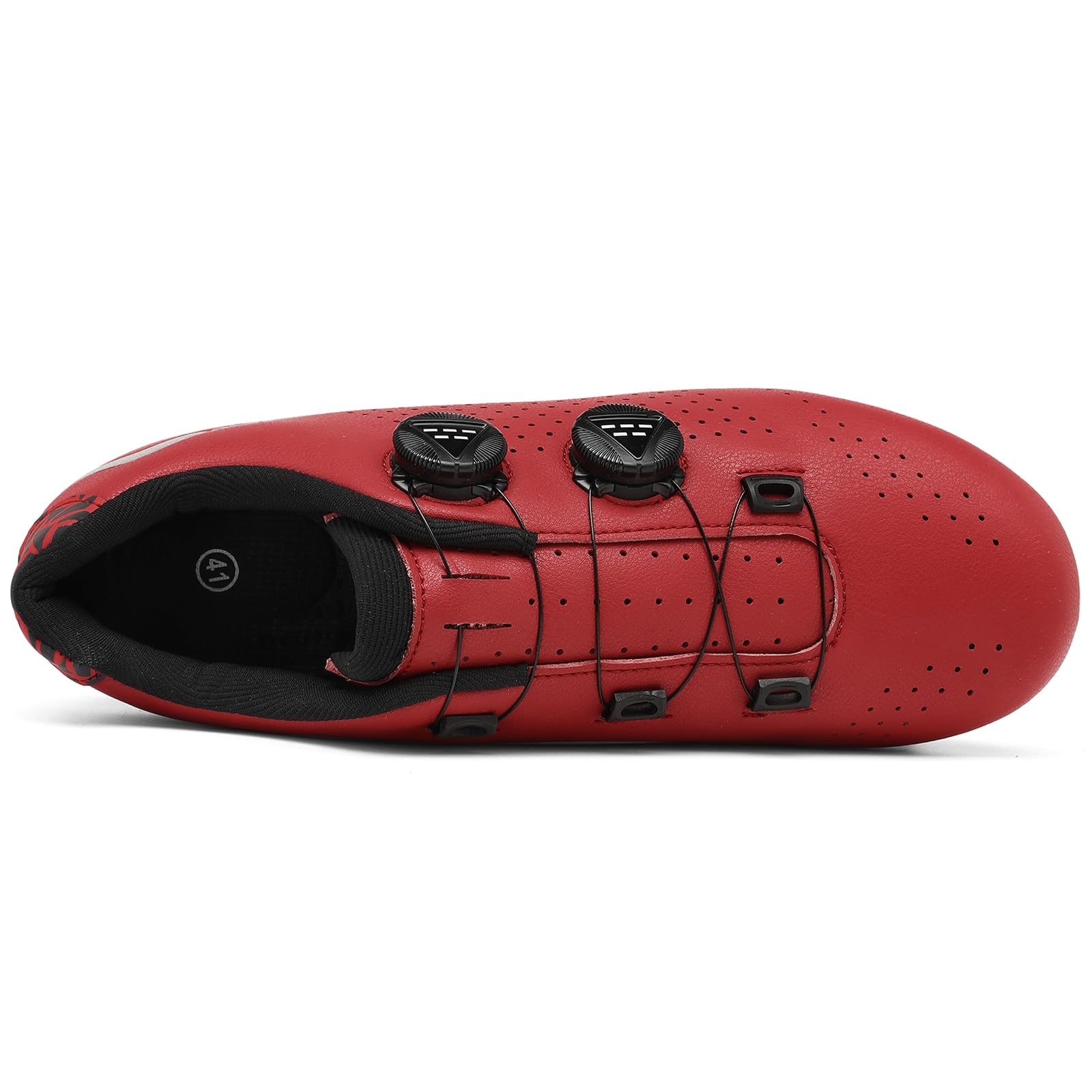 SDEQA Zapatilla de MTB Hombre, Zapatos Bicicleta de Montaña Exterior Compatibles con SPD Pedales de 2 Tornillos con Calas Antideslizantes y Resistentes Zapatillas Deportivas Ciclismo