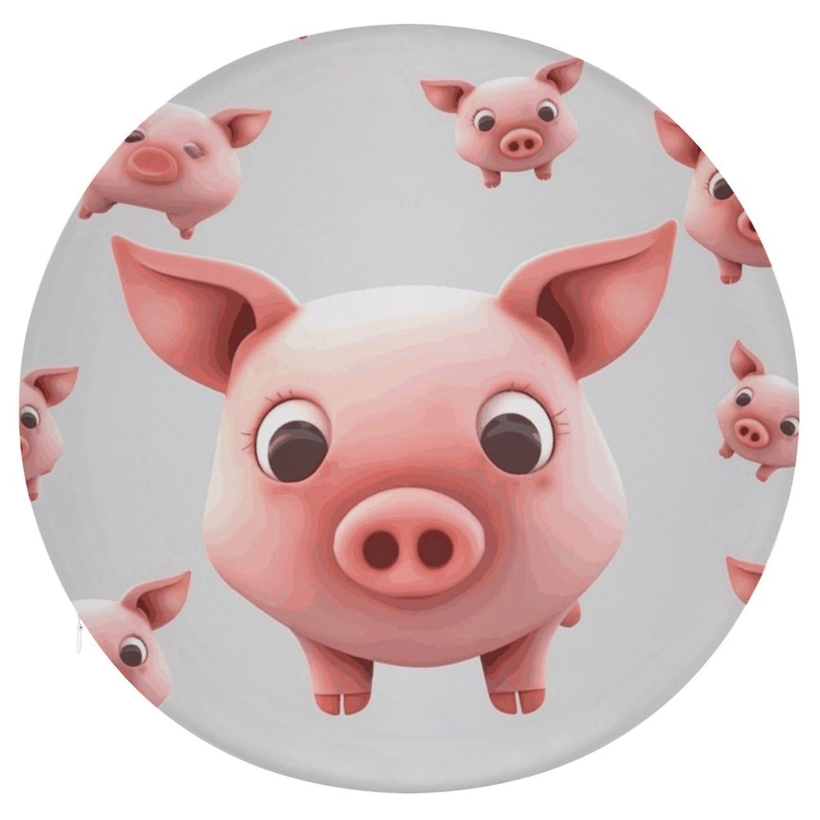 Adfgyerh Style Smiling (10) Cushion Memory Foam Pillow Core，Seat Cushion Detachable Design，Chair Cushions Suitable For All Seasons, And Can Be Used In Offices, Dining Rooms, Homes, And Other Settings.
