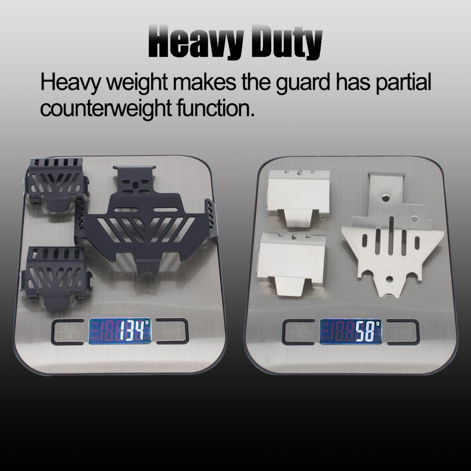 Amazon.com: 1/10 RC Chassis Armor Set for TRX-4 Car, Stainless