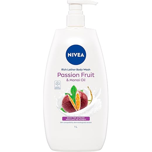 NIVEA Passionfruit Shower Gel 1L