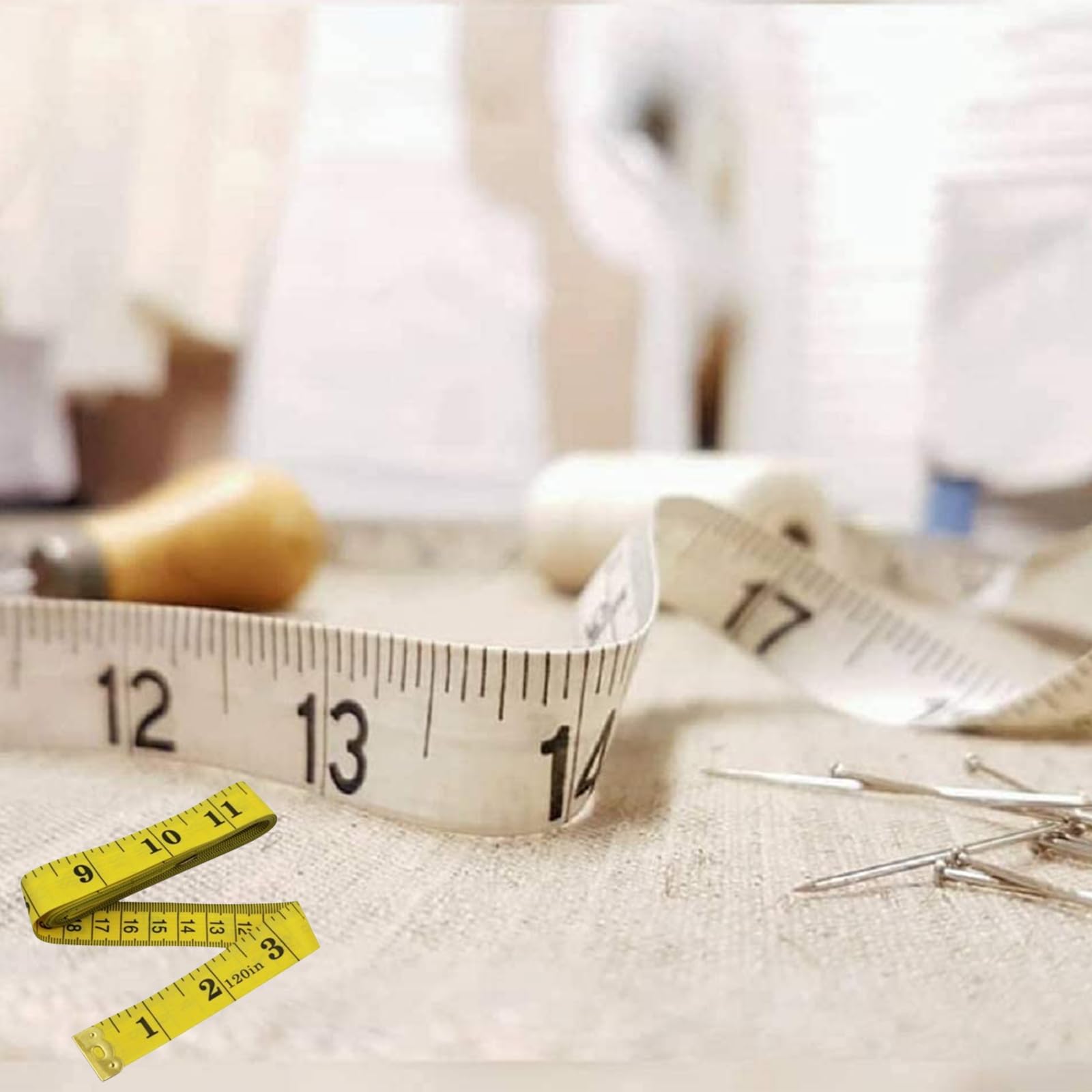 Alinana Meetlint voor lichaam, 2 stuks (304,8 cm 3 m), dubbele schaal naaien meetlint voor kleermakers, meetlint voor lichaamsafmetingen Alinana Meetlint voor lichaam, 2 stuks (304,8 cm 3 m), dubbele schaal naaien meetlint voor kleermakers, meetlint voor lichaamsafmetingen