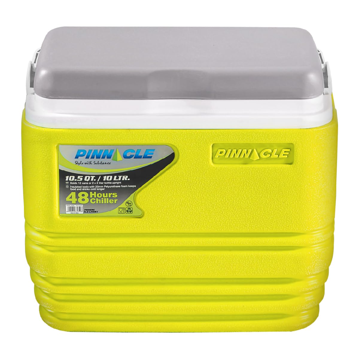 Pinnacles Primero Chiller Ice Box 10 LTR: Holds Ice up to 48 hrs | Fits 12 cans|Ice Box for Travelling & Parties|Ice Cooler Box for Car| Leakproof & BPA Free (Lime) (B08PC8BWZG) Amazon Price History, Amazon Price Tracker