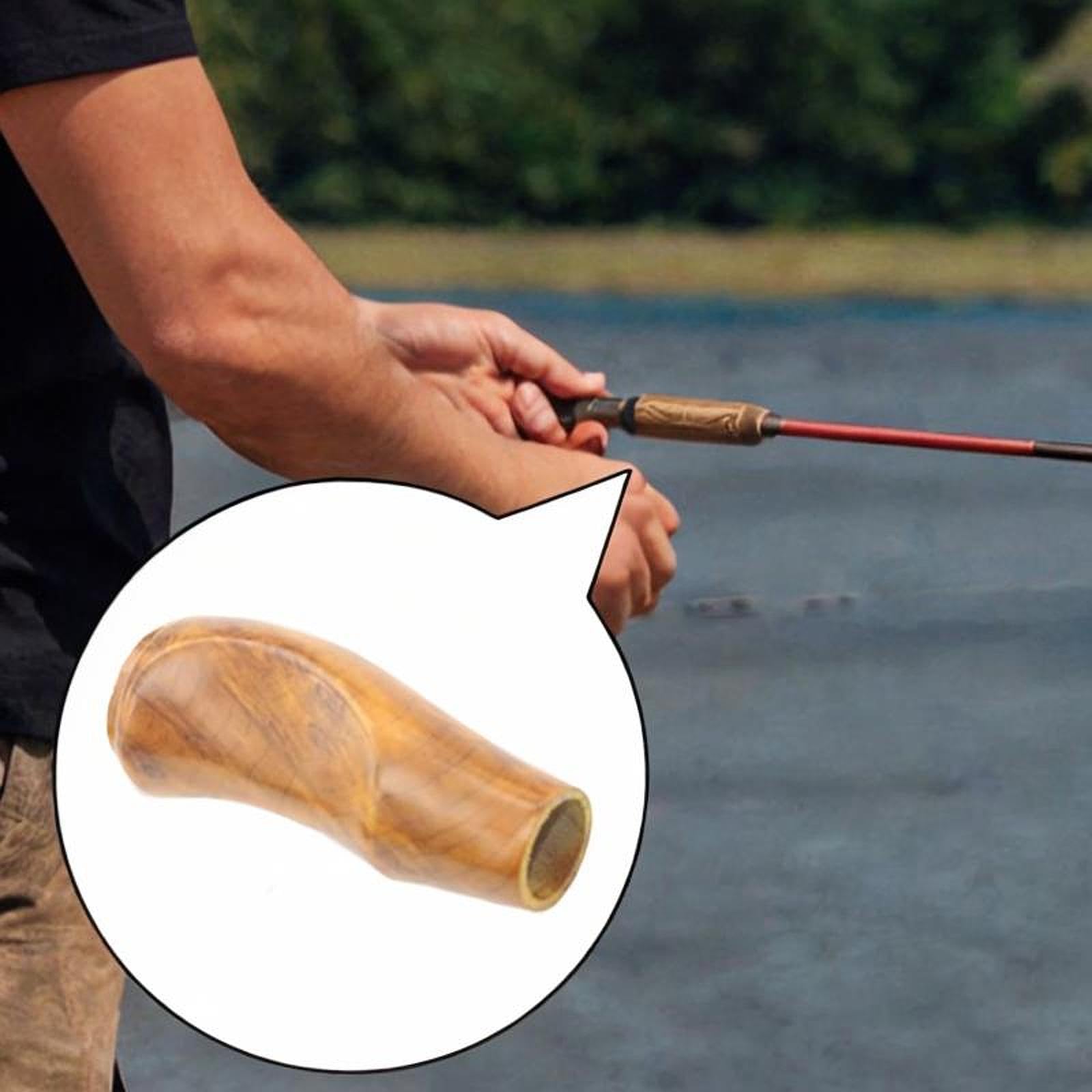 IEUDNS Rod Handle Fishing Rod Handle Making Accessory Replacement Grip Fishing Rod Handle Kit for Fly Rod Casting Fishing Rod, Yellow: Home & Kitchen