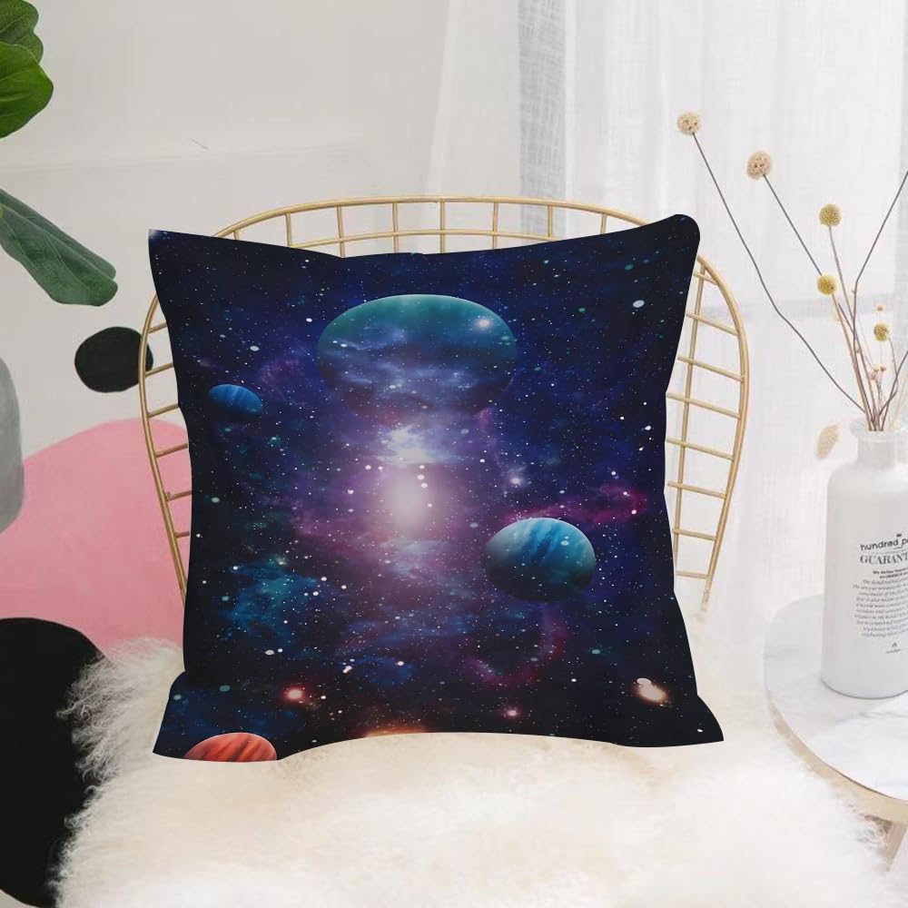 HYOSXW Cushion Cover,Throw Pillow Case Home Decorative for Living Room Bedroom Sofa Chair 16X16 Inch,Planet - Elements of this Image Furnished by NASA,Pillowcase 40X40cm