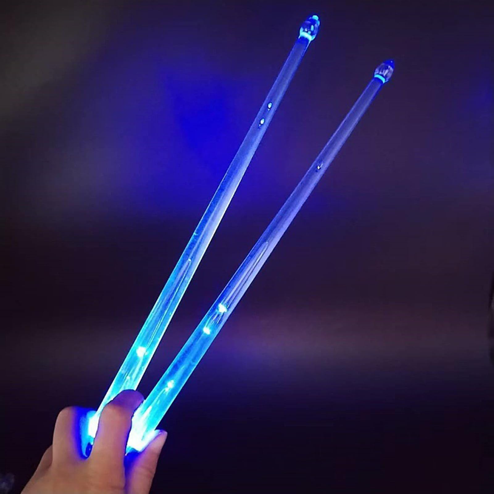 Colaxi Lot De 2 Baguettes De Batterie Portables à LED 13 Couleurs